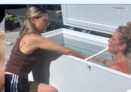 הדרכה אישית בכניסה לאמבטיית הקרח